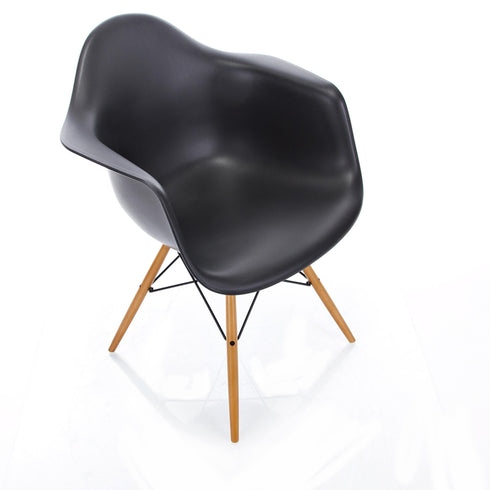 Cadeira de Braços em Plástico Eames DAW / Base Ácer